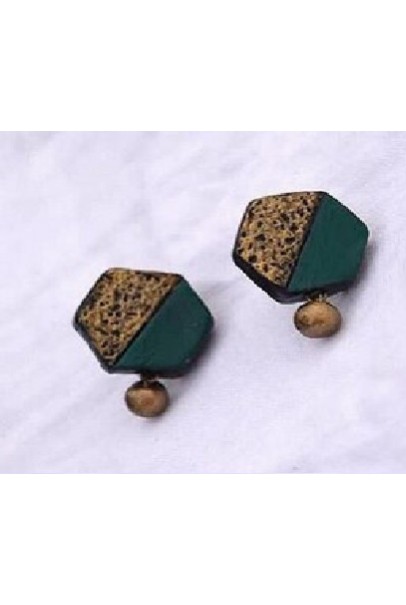 Handpainted Terracotta Jewellery – Ear rings Handpainted Terracotta Jewellery – Ear rings
